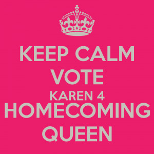Homecoming Queen Poster