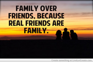 Real Friends Are Family