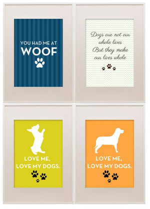 Free Printables:: dog quotes