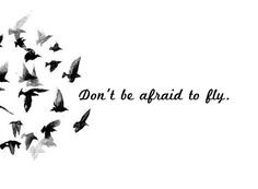 ... to fly. Your wings will carry you. Trust them. #anxiety #courage More