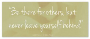 Dodinsky never leave yourself behind quote