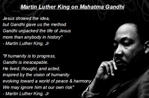 ... of violence, but the presence of justice”. – Martin Luther King
