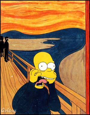 The Scream , Simpsons' version