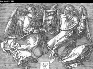 Albrecht Durer Sudarium Displayed by Two Angels