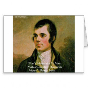 Robert Burns Famous Quote Cards