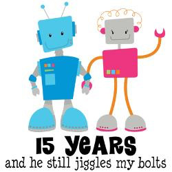 15_year_anniversary_robot_couple_greeting_card.jpg?height=250&width ...