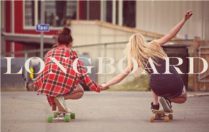 Whats better then cute girls riding longboards! Simple answer, NOTHING ...
