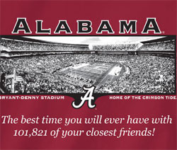 Alabama Crimson Tide Football T-Shirts - Welcome To My House