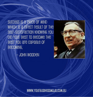 Quote by John Wooden
