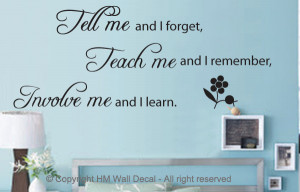 INSPIRATIONAL QUOTE Wall decal for school or home
