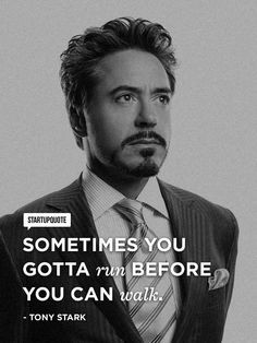 Robert Downey Jr. courtesy of Startup Quote https://www.facebook.com ...