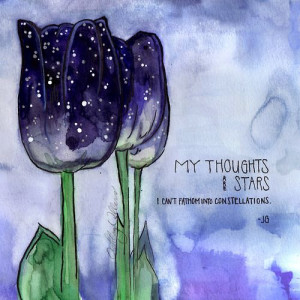 My thoughts are stars I can't fathom into constellations. - John Green ...
