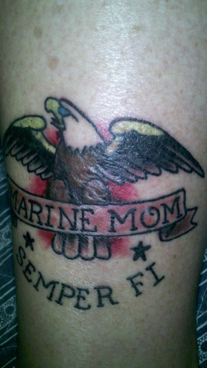 Marine Mom With Eagle And...