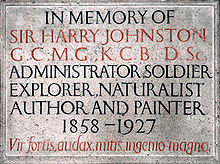 ... Johnston in St. Nicholas' parish church, designed and cut by Eric Gill