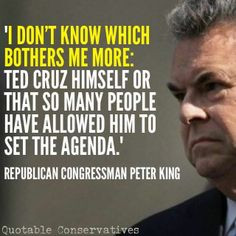 peter king talks about idiocy of ted cruz more ted cruz peter king ...