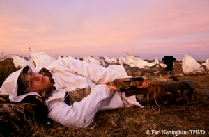 instructions from the hunting guide, Lauren Laborde and her hunting ...