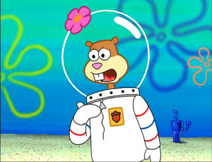 Sandy, SpongeBob, and the Worm