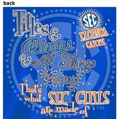 Florida Girls Bling girl bling, florida girls, florida gators, gator ...