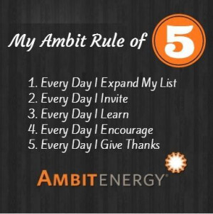 How we build the #AmbitEnergy business Every Day: I Expand my list I ...