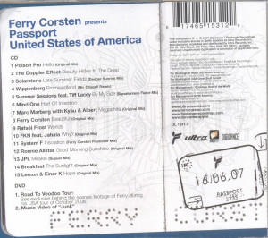 Ferry Corsten Passport United States America Kompilace