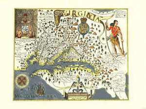 John Smith Map Virginia