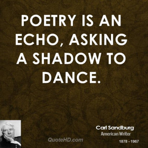Carl Sandburg Poetry Quotes