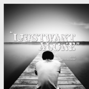 Quotes Picture: i just want alone