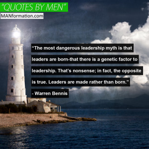 Leaders Are Made Not Born Warren Bennis Leaders Are Made Not Born ...