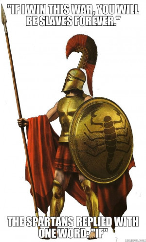 Philip II of Macedon sent a message to Sparta...