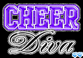 Cheer Diva Graphic For Myspace
