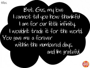 Funny quotes the fault in our stars quote card in black theme