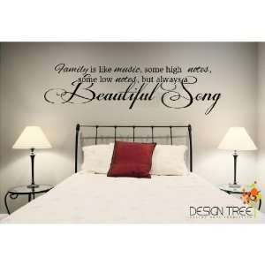 always a beautiful song Vinyl Lettering Wall Sayings Home & Kitchen