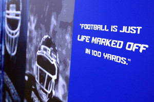 ... football coach bill curry s favorite quotes football is just life