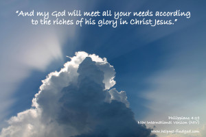 Bible Verses About God Providing All Your Needs