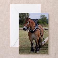 Ardennes Horse Greeting Card for