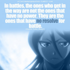 Bleach Quote - Rukia Kuchiki