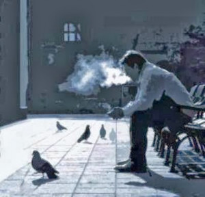 Sad alone+boy+sitting+smoking+smoke+alone+boy+in+love+sad+Bewafa ...
