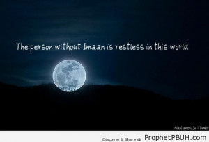 The Person Without Faith - Islamic Quotes About Iman (Faith in Allah ...