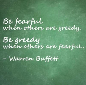 Warren Buffett on fear and greed