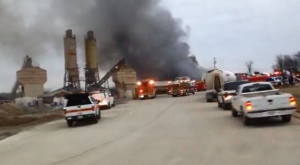 Fire reported at Rutherford County concrete facility