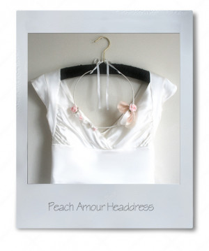 Peach Amour Headdress