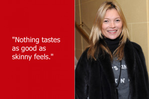 Heroin-chic supermodel Kate Moss is the originator of this infamous ...
