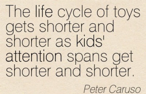 The Life Cycle Of Toys Gets Shorter And Shorter As Kids’ Attention ...