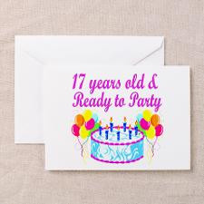 HAPPY 17TH BIRTHDAY Greeting Cards (Pk of 20) for