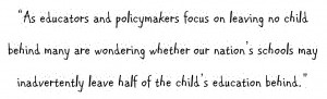 What has No Child Left Behind done to the Arts?