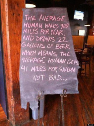 ... Logic: Clever Sign Proves How Efficient We Are At Drinking (PHOTO
