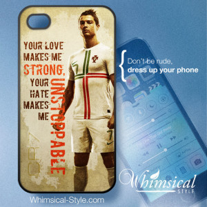 Home / iPhone Case / Cristiano Ronaldo Quote iPhone 5 / 5S Case