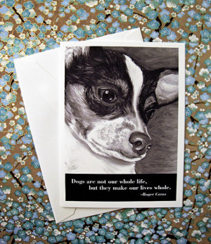Dog quote card: Chihuahua / Roger Caras wisdom