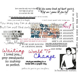 John Mayer is one of my favorite singers EVER!