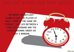 Daylight Saving Time ends quotes